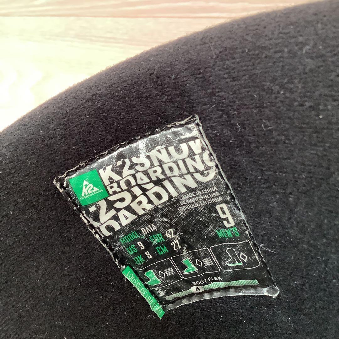 022 K2 DATA 27.0cm メンズスノーボードブーツ
