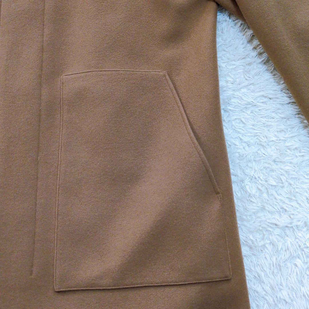 Theory セオリー 23aw メルトン トンプソン ロングコート フード