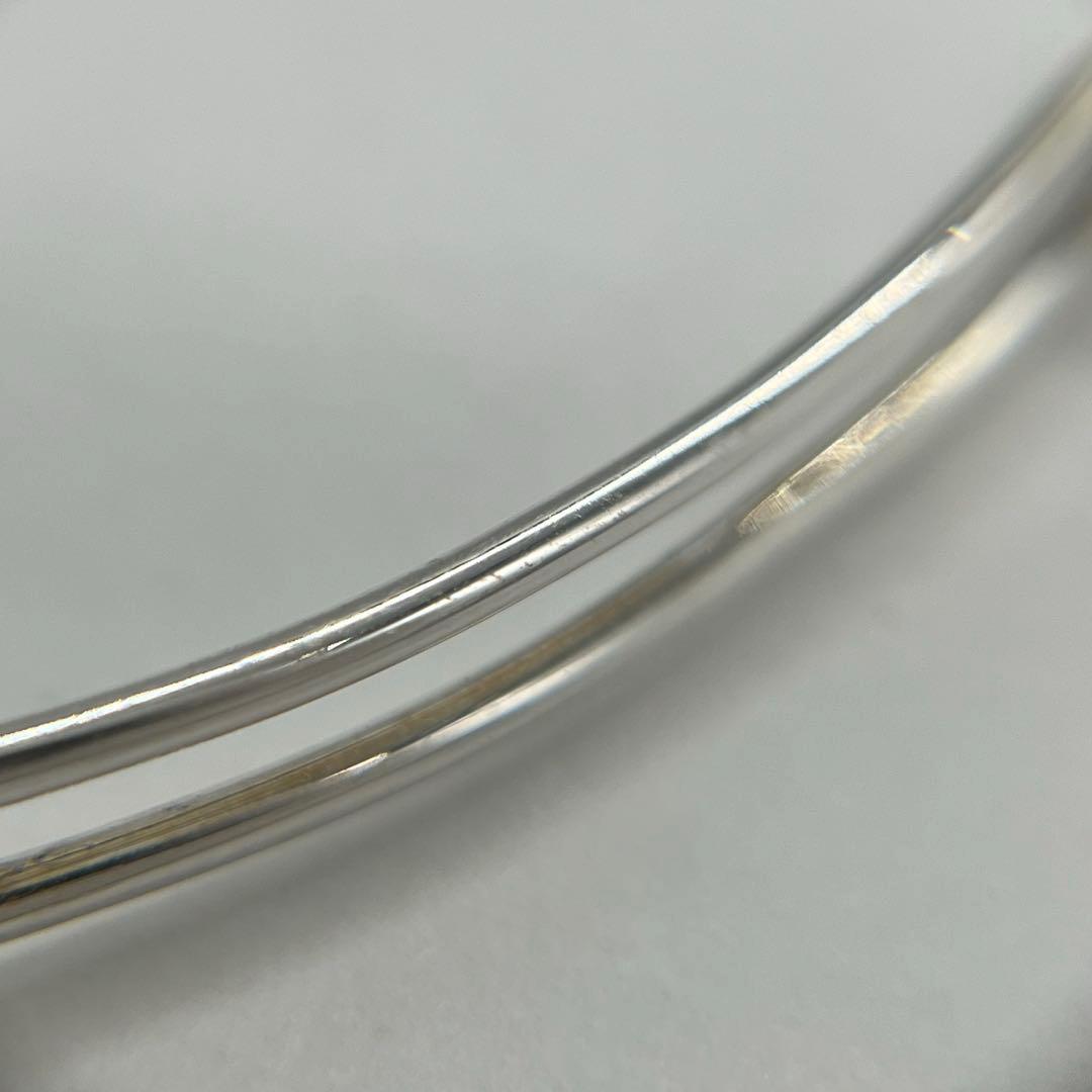 グッチ GUCCI ダブルノット バングル SV800 オールド 希少 - メルカリ