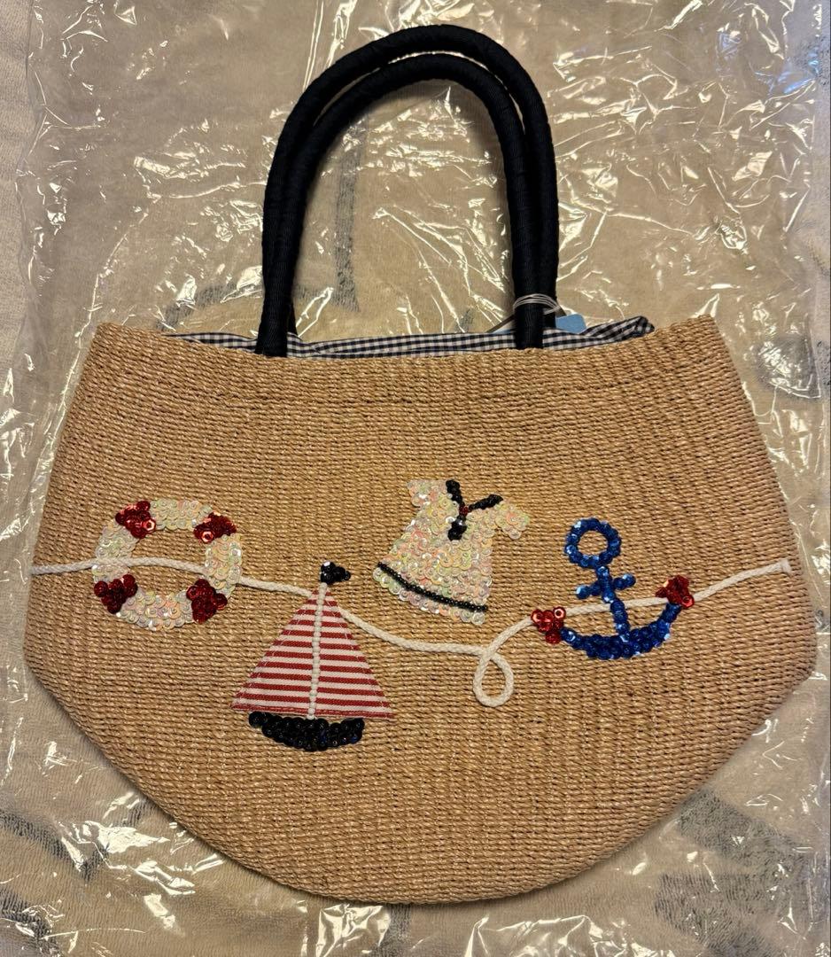 未使用　ファミリア　ハウスオブアンリ　コラボ　カゴバッグ　レア