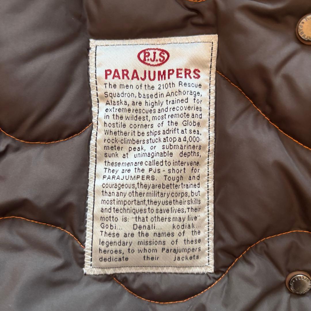 希少XL】PARAJUMPERS パラジャンパーズ 高級ダウン ライナー着脱可
