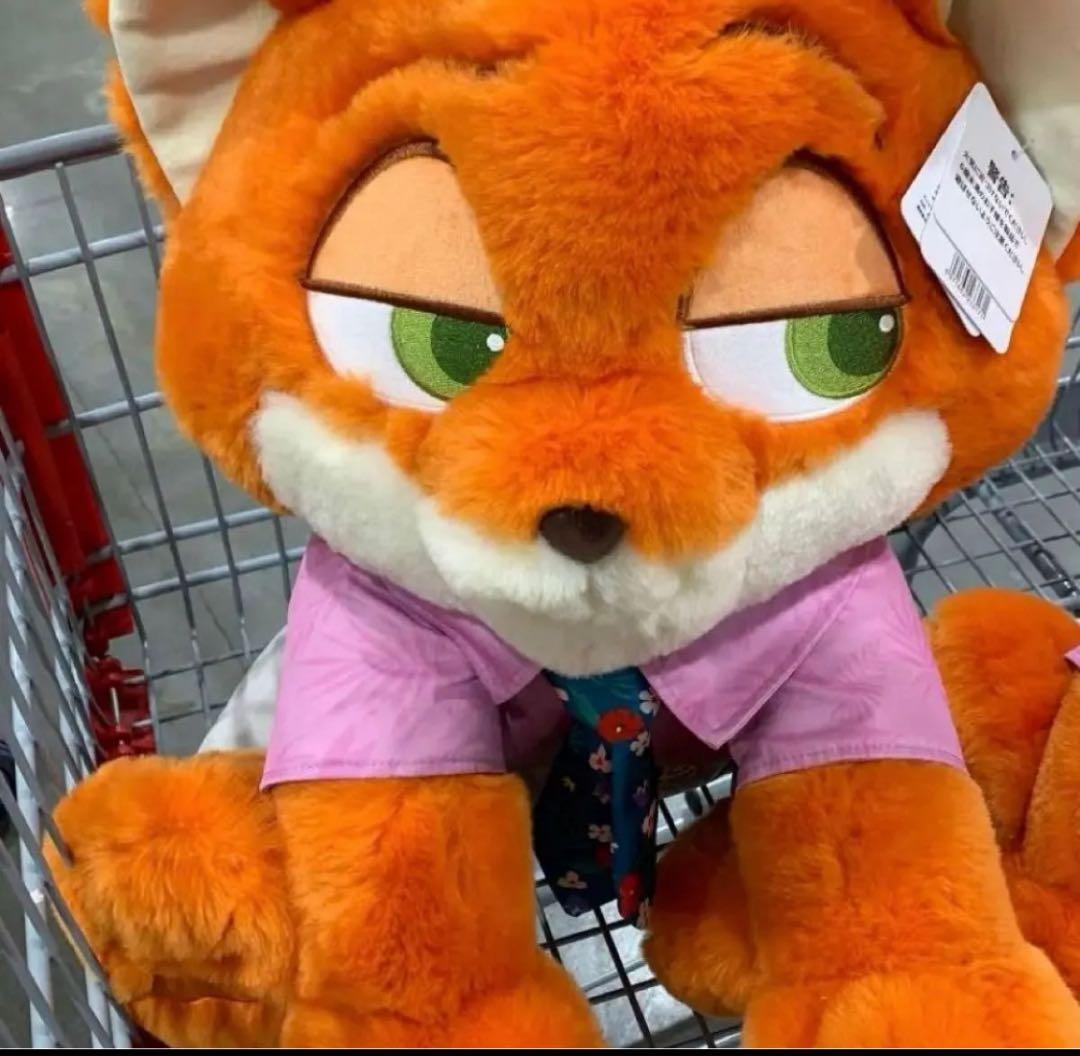 ズートピア ニック・ワイルド ぬいぐるみ 50cm・ブランケット付き 1体 ズートピア ニック・ワイルド ぬいぐるみ 50cm・ブランケット付き 1体