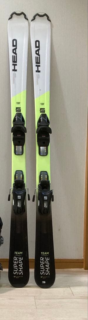 ジュニアスキー板137センチ ヘッド（HEAD）（キッズ）ジュニア スキー板 旧モデル ビンディング