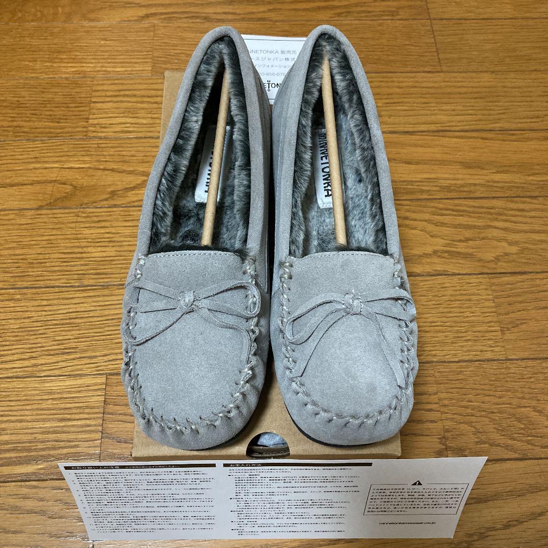 新品/未使用】ミネトンカ モカシン グレー 24cm サイズ7 - メルカリ