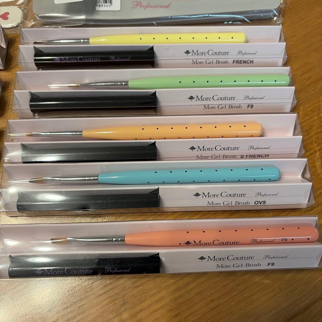 モアクチュール筆9本セット+ホルダー+ファイル