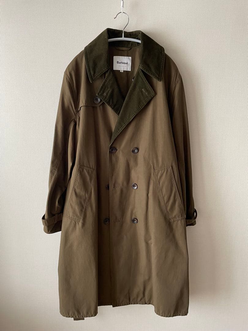 Barbour バブアー WHITLEY トレンチコート ピーチドコットン 38