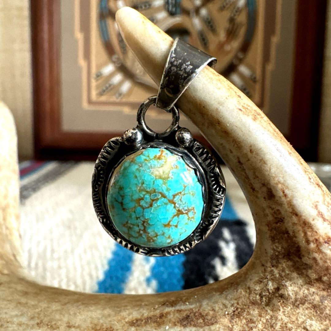 新品 レベッカグッドラック ナバホ ナンバーエイトターコイズ