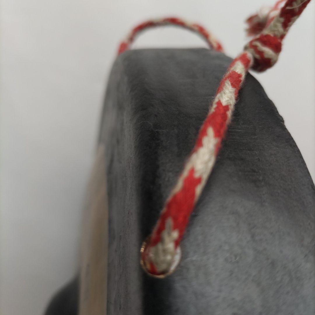 銅鑼 ドラ 直径27.8cm 重さ1070g バチ付き