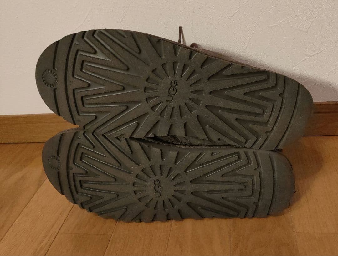 UGG グレー スエード ムートンブーツ 30.5cm S/N 3236