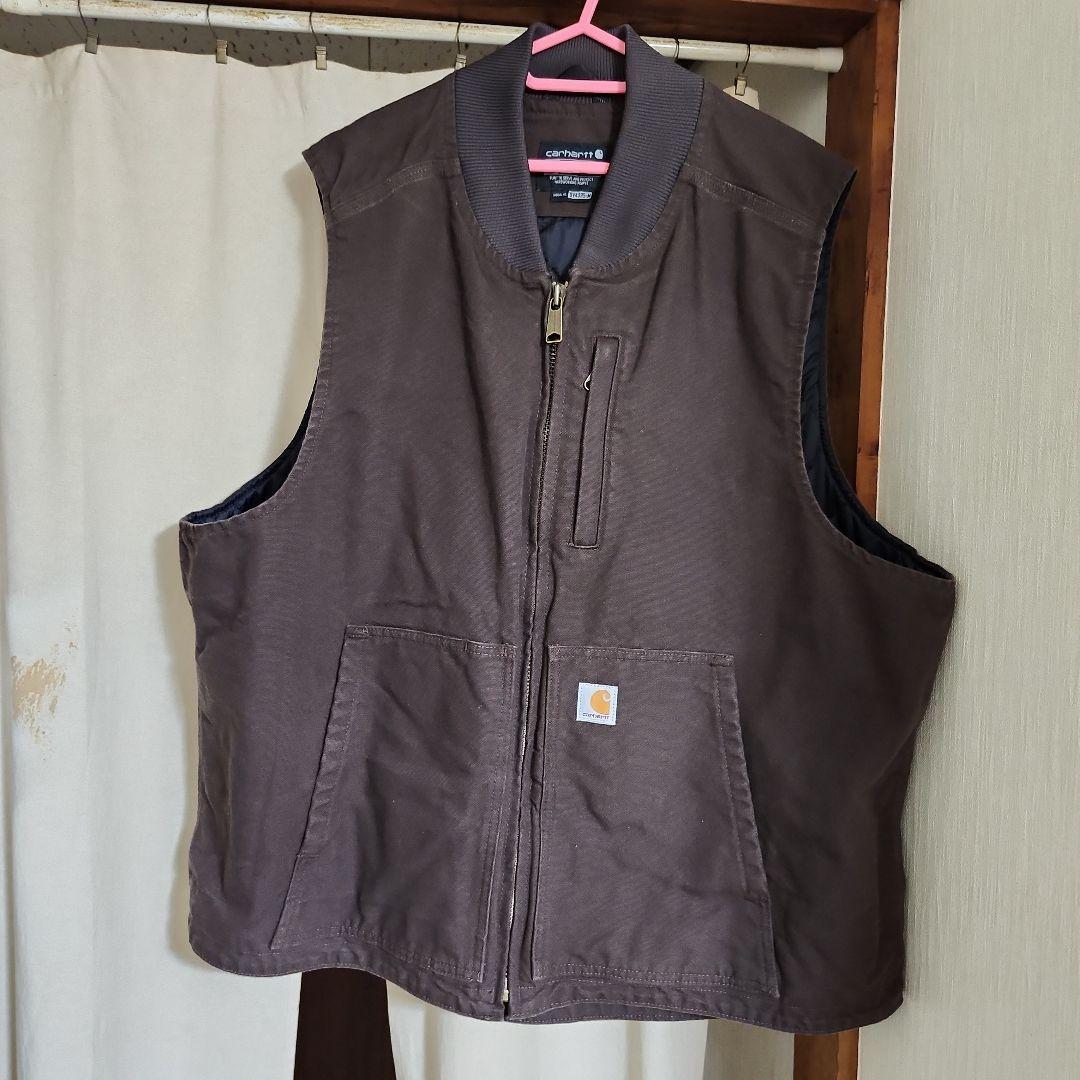 Carhartt 　カーハート　ブラウン ダックベスト 楽天市場】【インポート】Carhartt Relaxed Fit Firm Inslulated DUCK