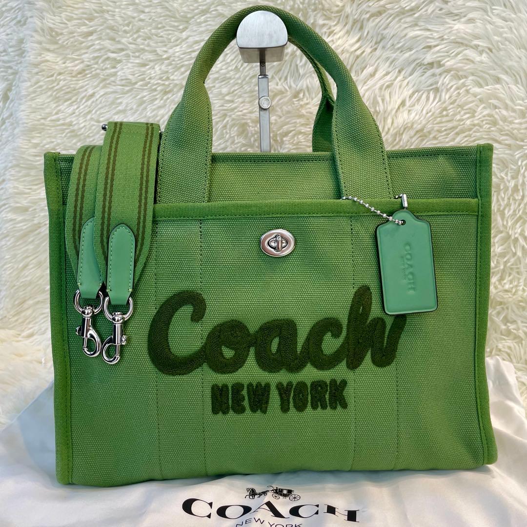 ✨美品✨ コーチ トート カーゴ 34 めるる（生見愛瑠）さん着用 2way