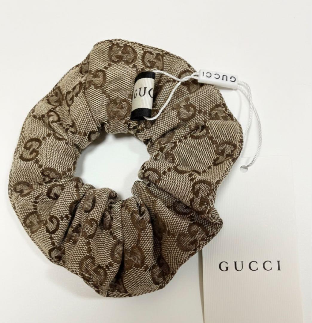 未使用】GUCCI グッチ シュシュ ヘアゴム 箱なし - メルカリ