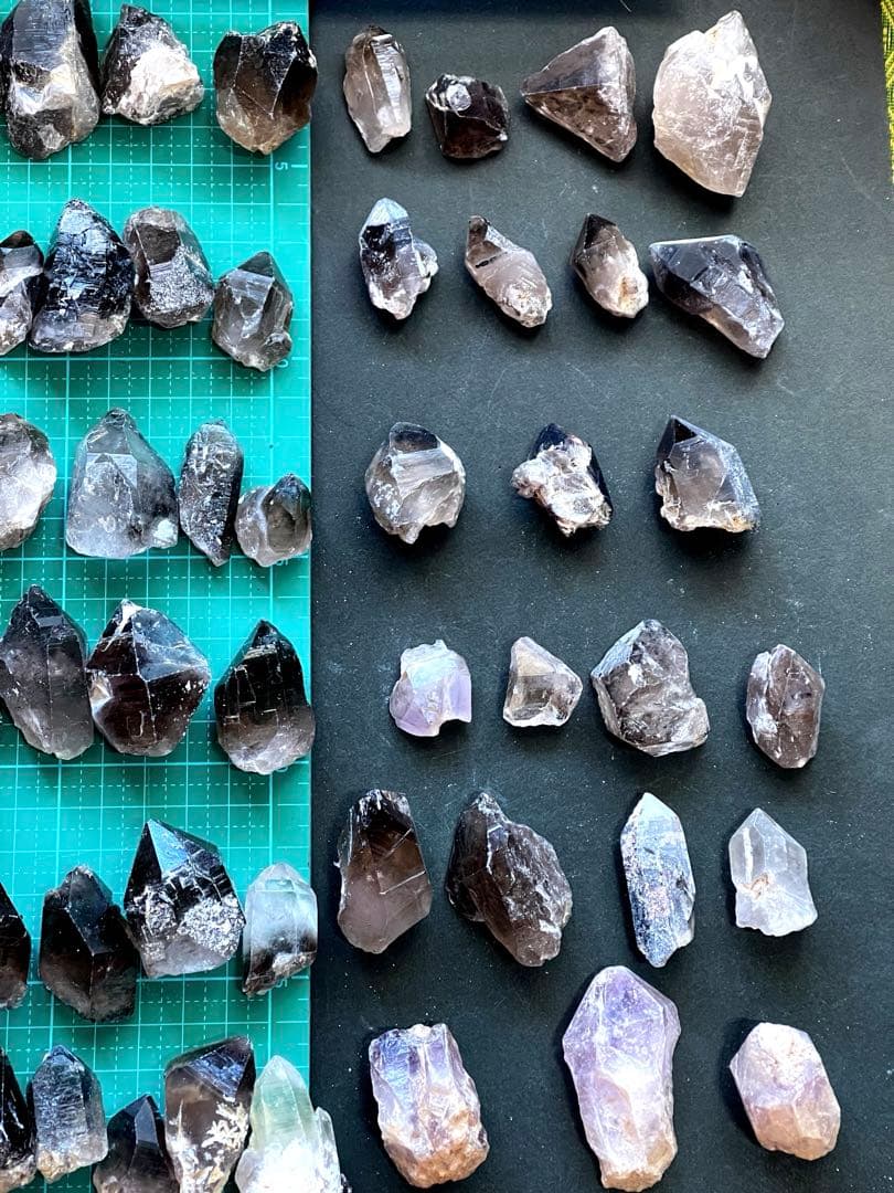 天然スモーキークォーツ・トルマリン 72 ＋21点セットプリゼント