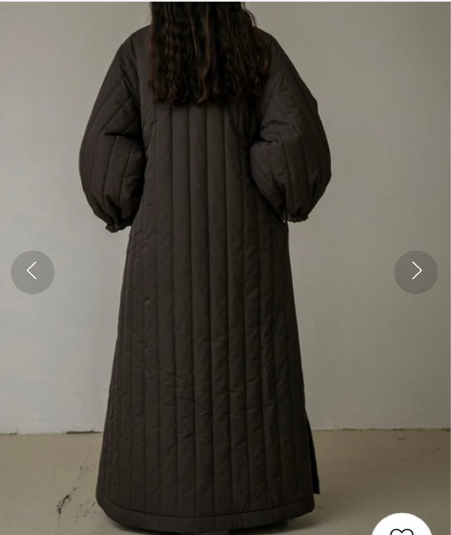 perna ペルナ キルティングロングコート L108594273 - ジャケット