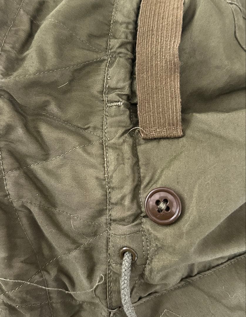 M-51 パーカー用フード ワイヤー折れ2箇所