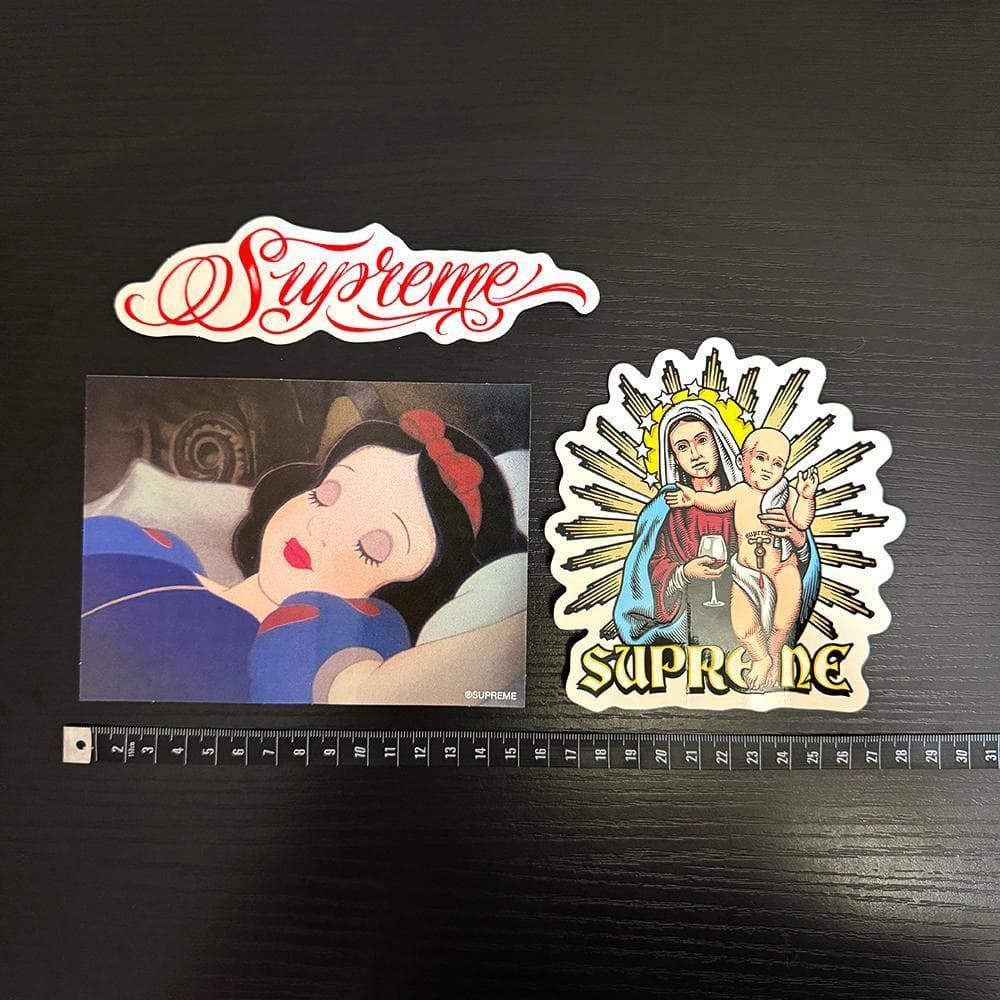 Supreme】シュプリーム 公式 ステッカー 3枚セット ノベルティ 白雪姫