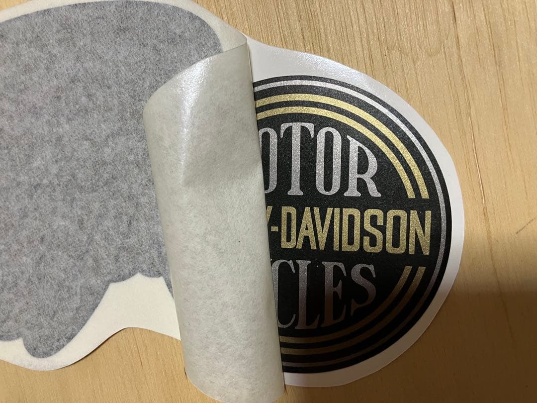 レプリカタンクデカール Wing メタルゴールド パン ナックル エボ ショベル