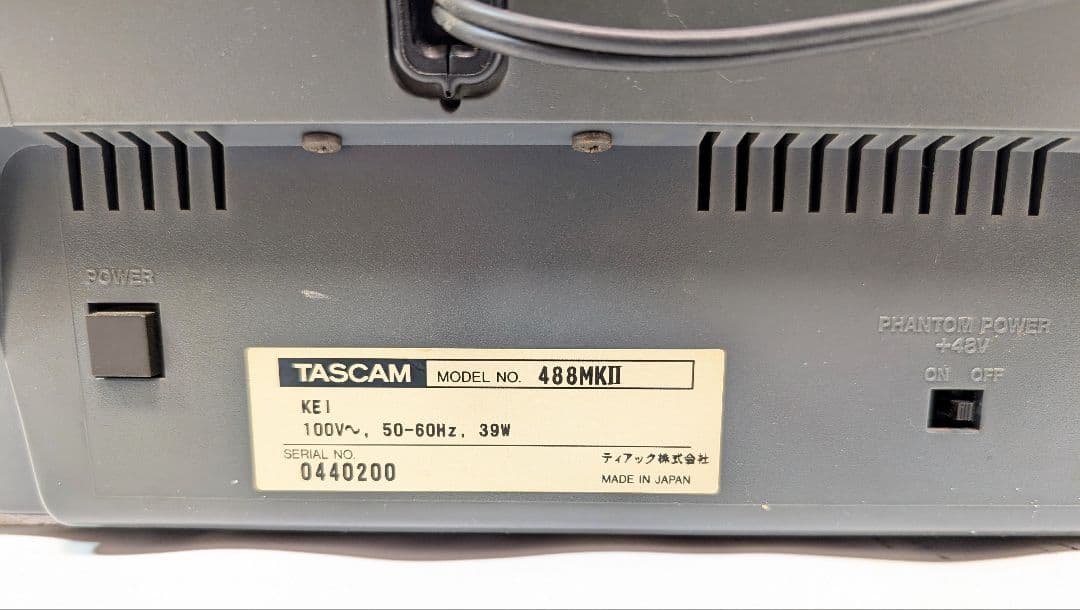マルチトラックレコーダー TESCOM 488MKⅡ