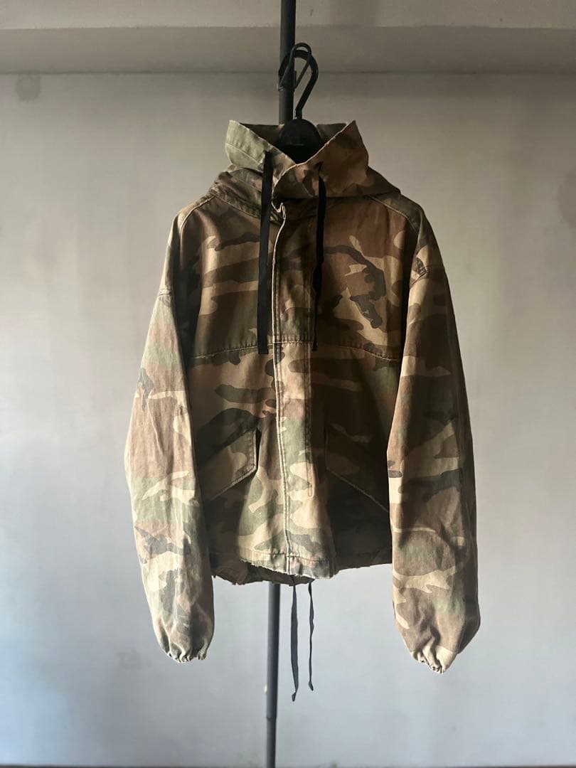 ANCELLM 24aw CAMO HOODIE JACKETサイズ1