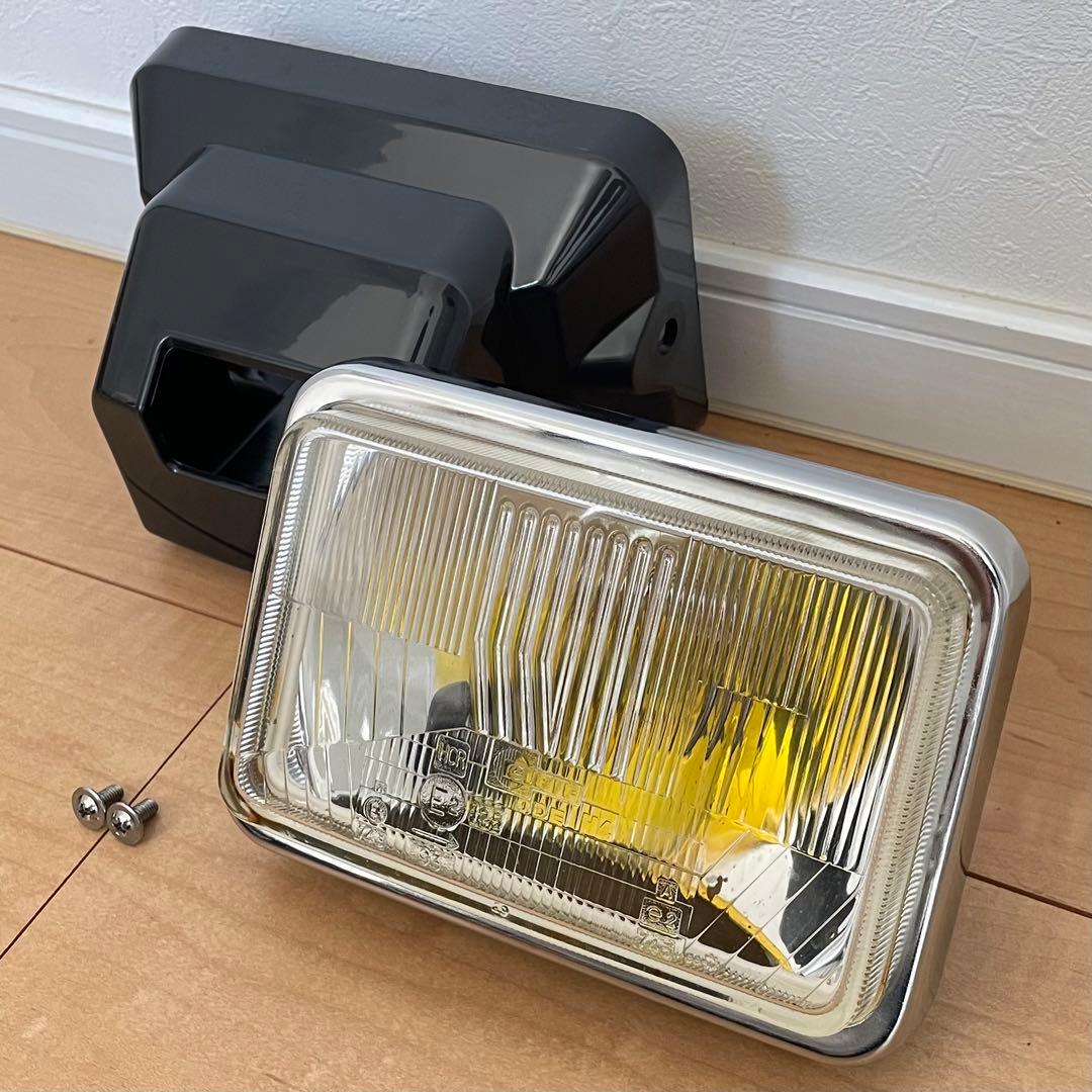 シビエ CIBIE 角型 ヘッドライト CBR400F 当時物 希少なシビエ 角目