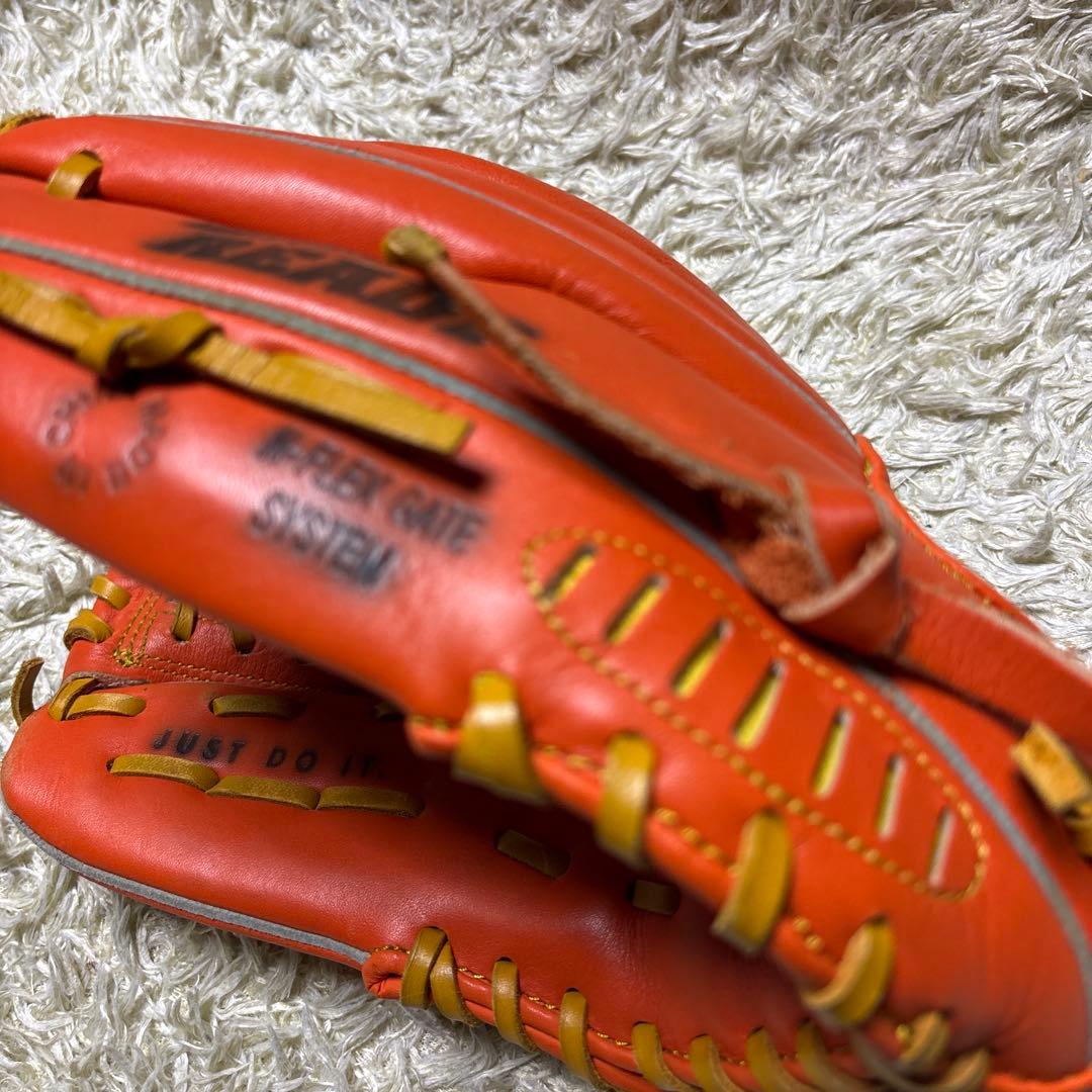 NIKE DIAMOND READY GATE 野球 グローブ 軟式 オレンジ - メルカリ