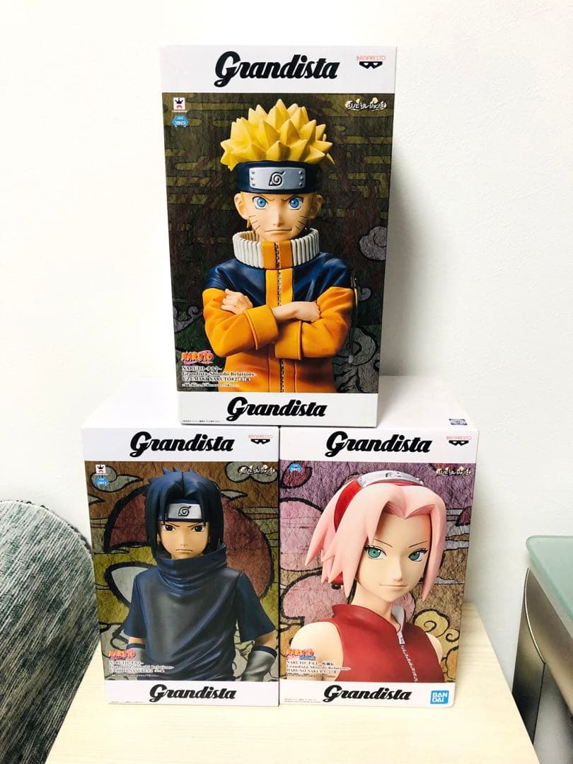 NARUTO グランディスタ うずまきナルト サスケ サクラフィギュア