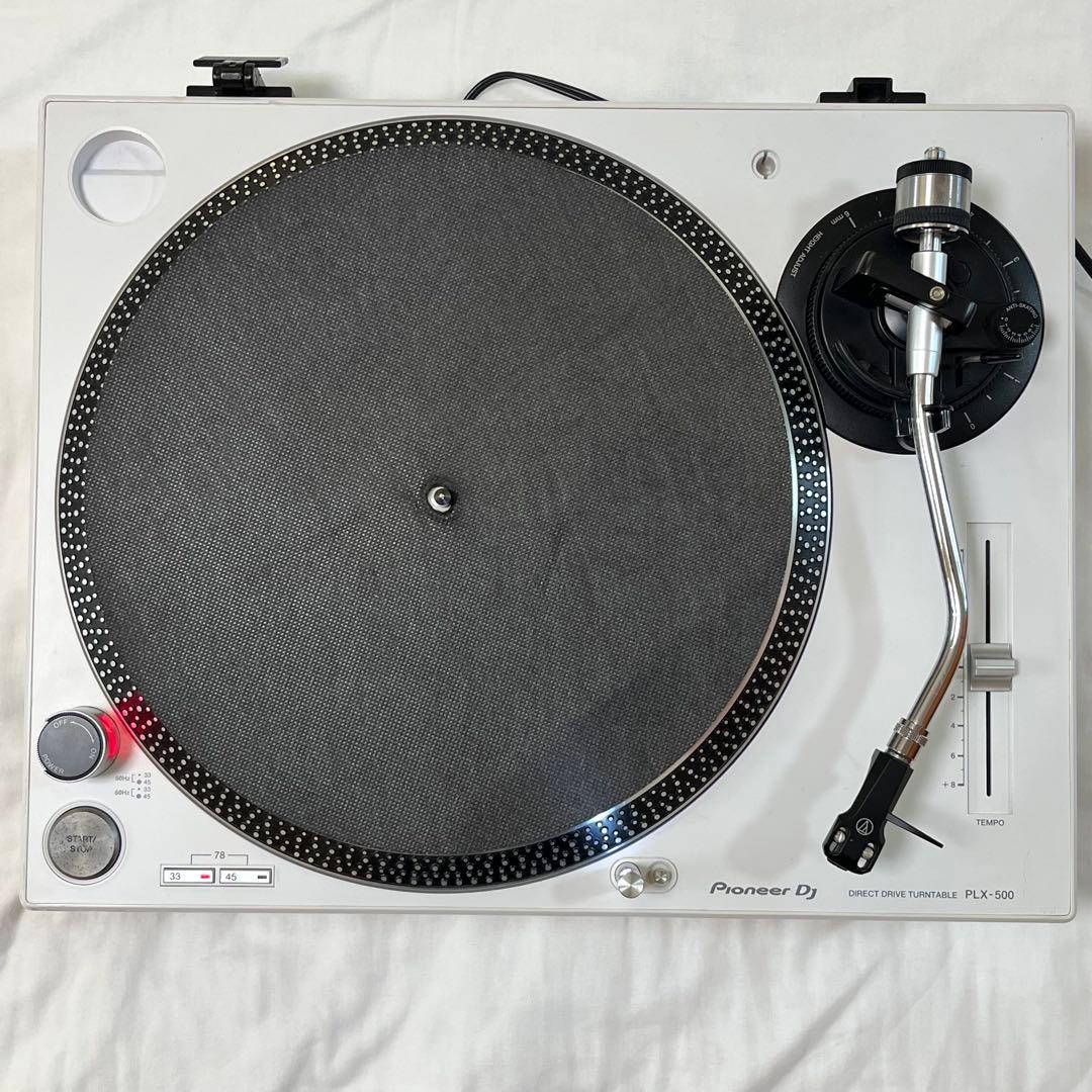 Pioneer DJ PLX-500 希少なホワイト ターンテーブル PLX-500-W Direct drive turntable (white) - Pioneer DJ