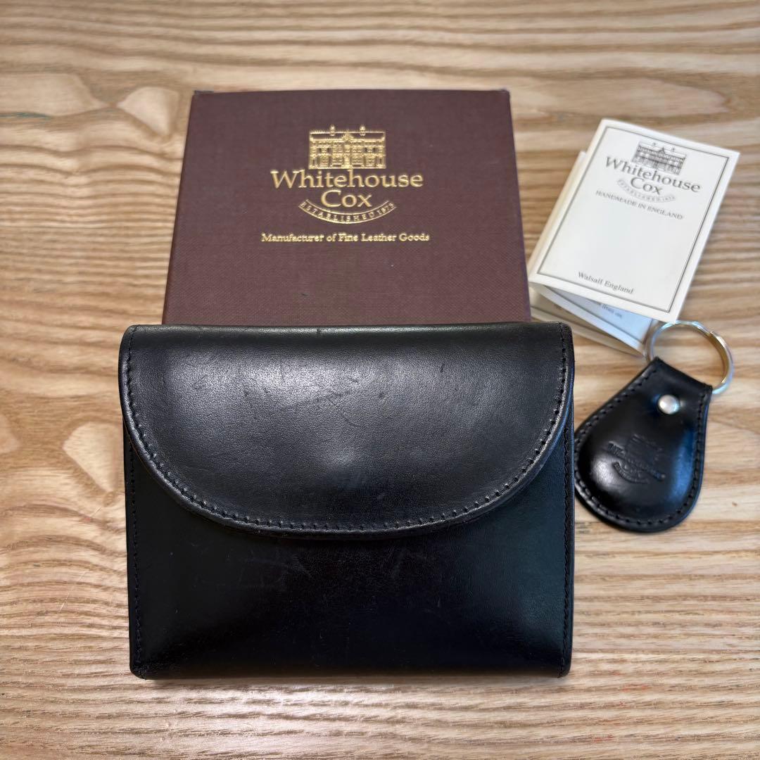 ホワイトハウスコックス 三つ折り財布 ブラック BEORMA べオーマ ベオーマ 三つ折り財布 S0007 Beorma 三つ折り 財布 0007 ブライドル