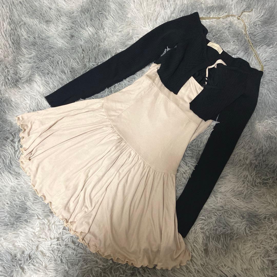 Andmary アンドマリー Nei knit set flare dress - メルカリ