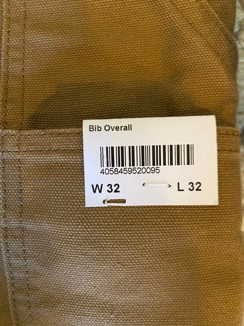 Carhartt カーキオーバーオール