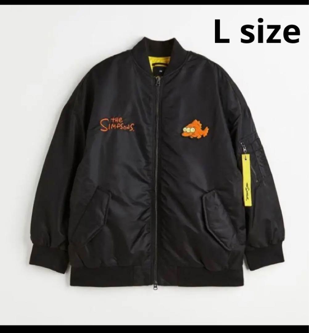 H&M シンプソンズ MA-1 ジャケット Lサイズ - メルカリ