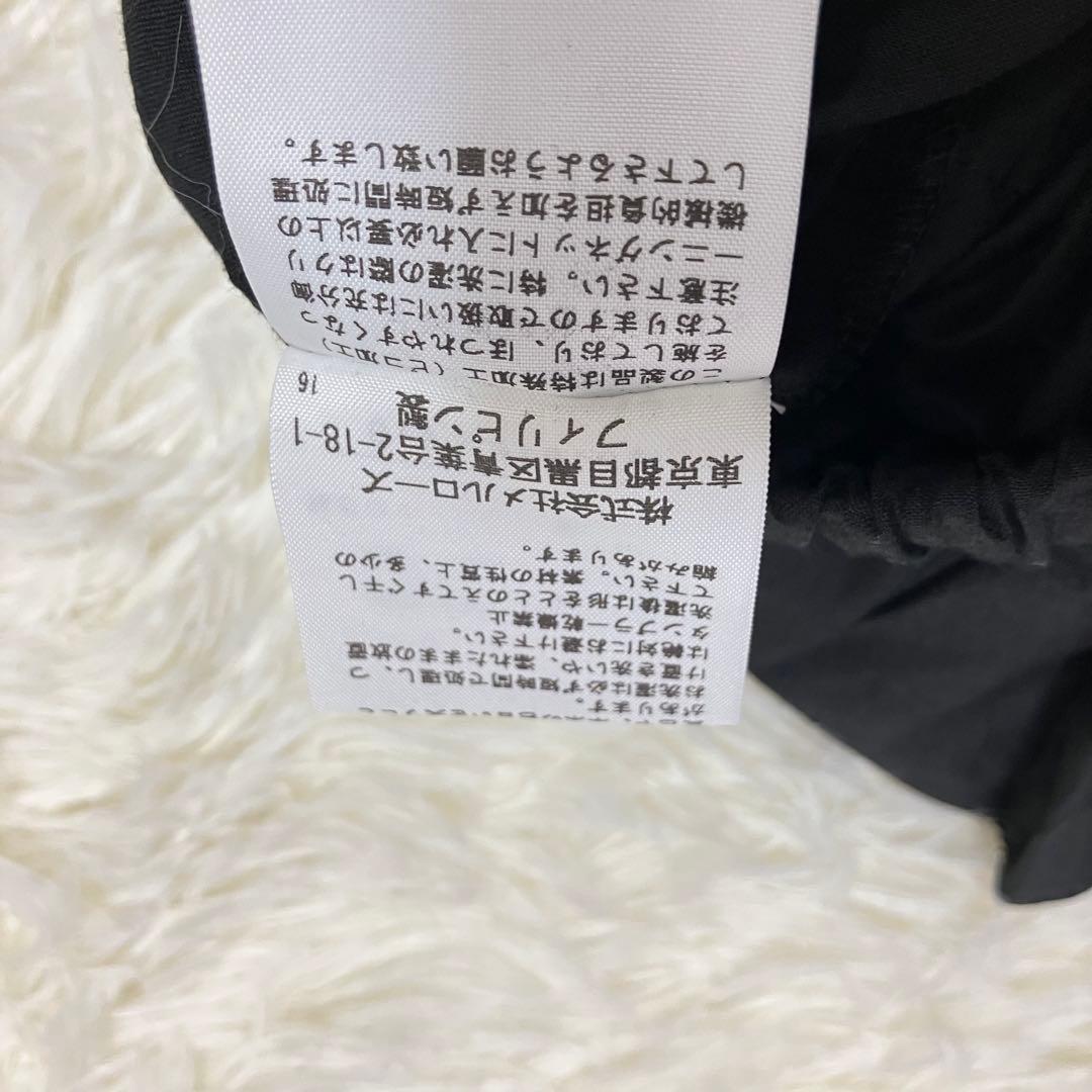 美品 ピンクハウス コットンローンエプロン風パンツ ピコフリル リボン