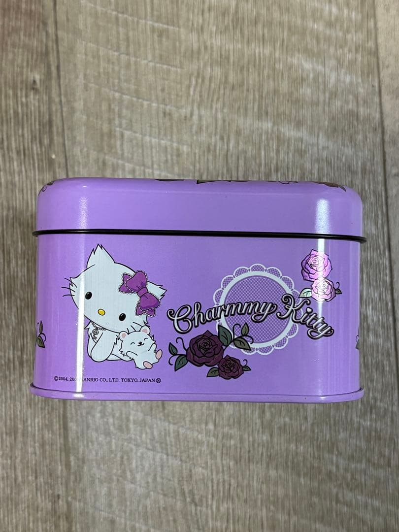 Charmmy Kitty 紫色の缶 2006年製 缶ケース チャーミーキティ - メルカリ