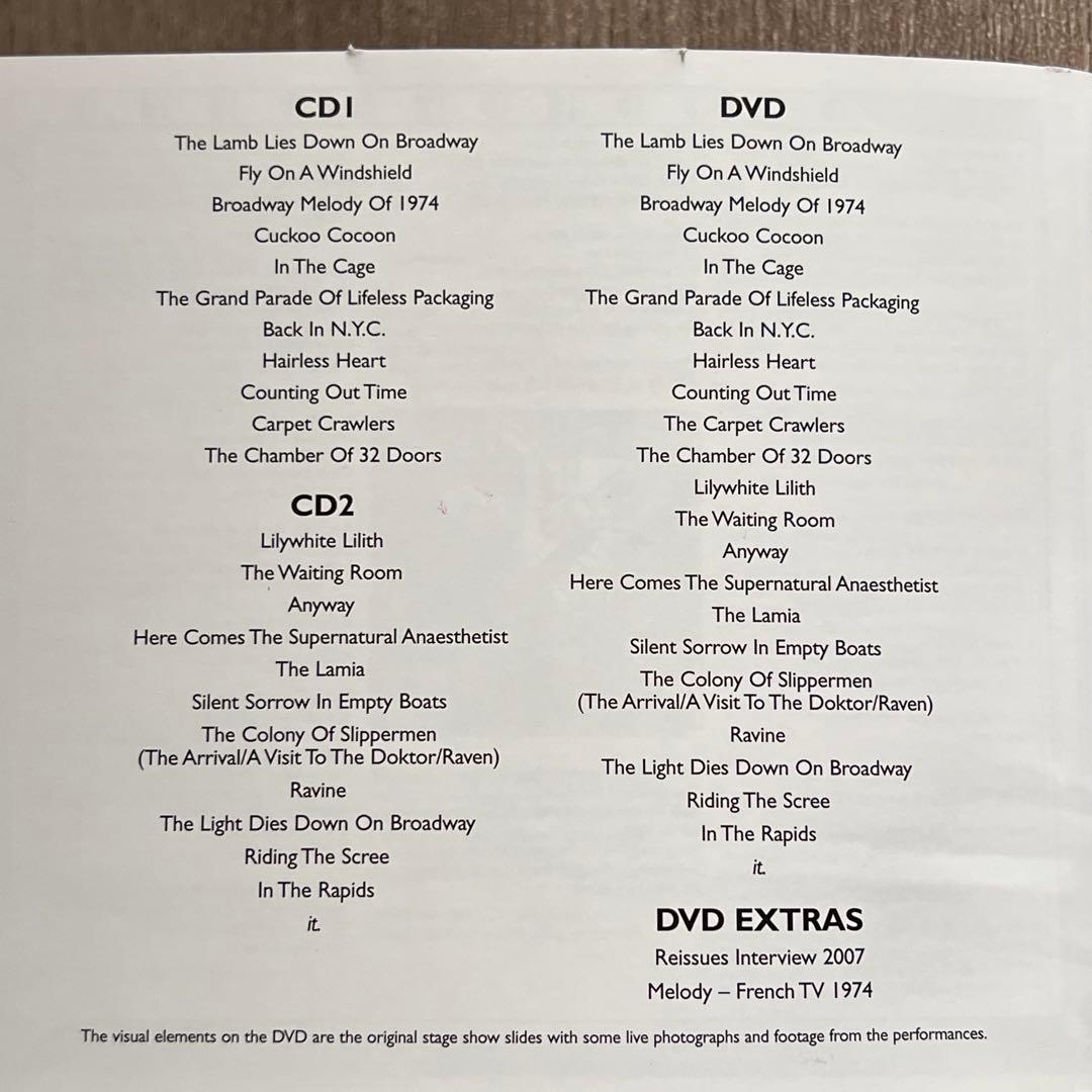 ガ*ル様 ジェネシス　ボックスセット1970-1975 EU盤