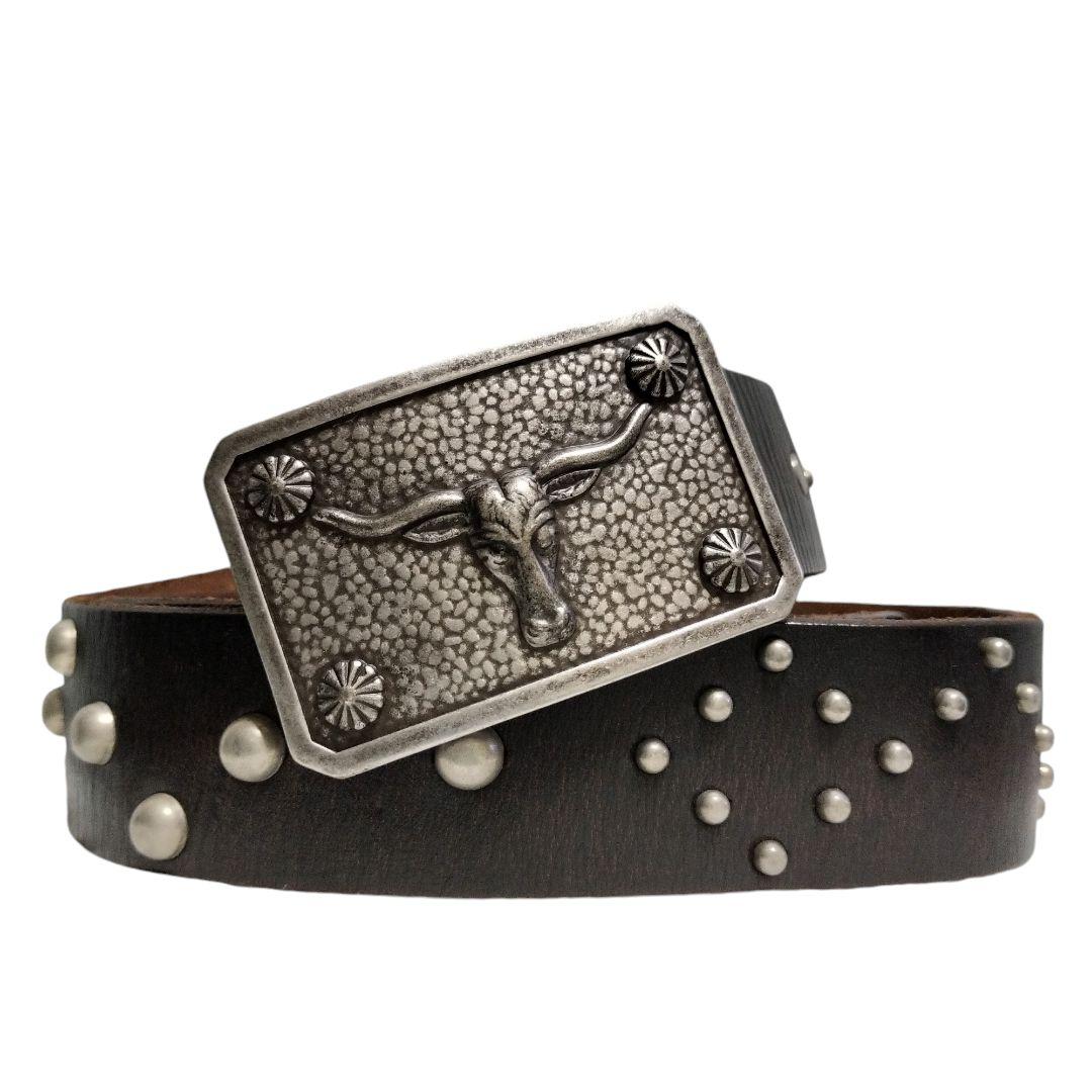 人気【新品未使用・タグ付】定価91300円 RRL ベルト 本革 スタッズ