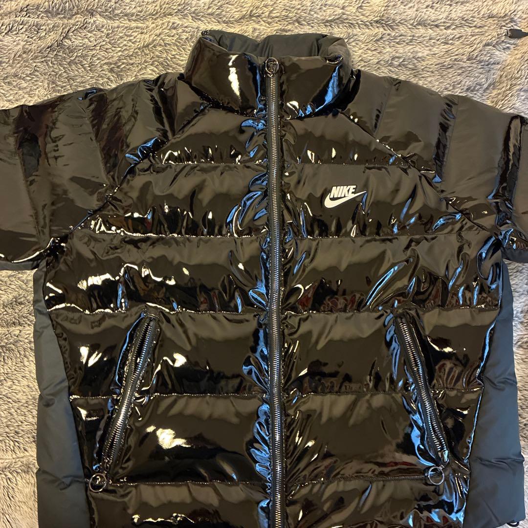 希少 pxrge着用 ナイキ ダウンジャケット エナメル 光沢 - メルカリ