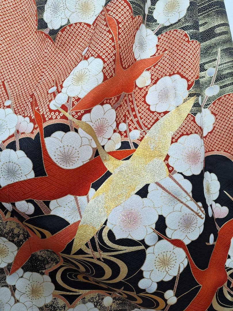 着物リメイクワンピース3642