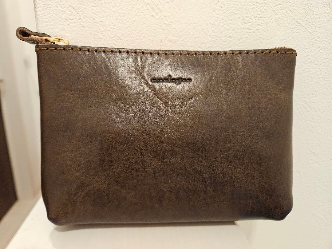 analogico/四角ポーチ/s/限定色ローストグリーン - メルカリ