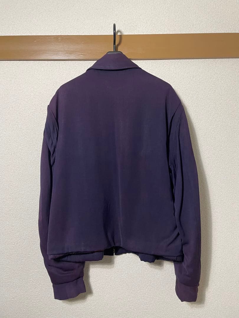 50s レーヨンギャバジャン 茄子紺 サイズ40 - メルカリ