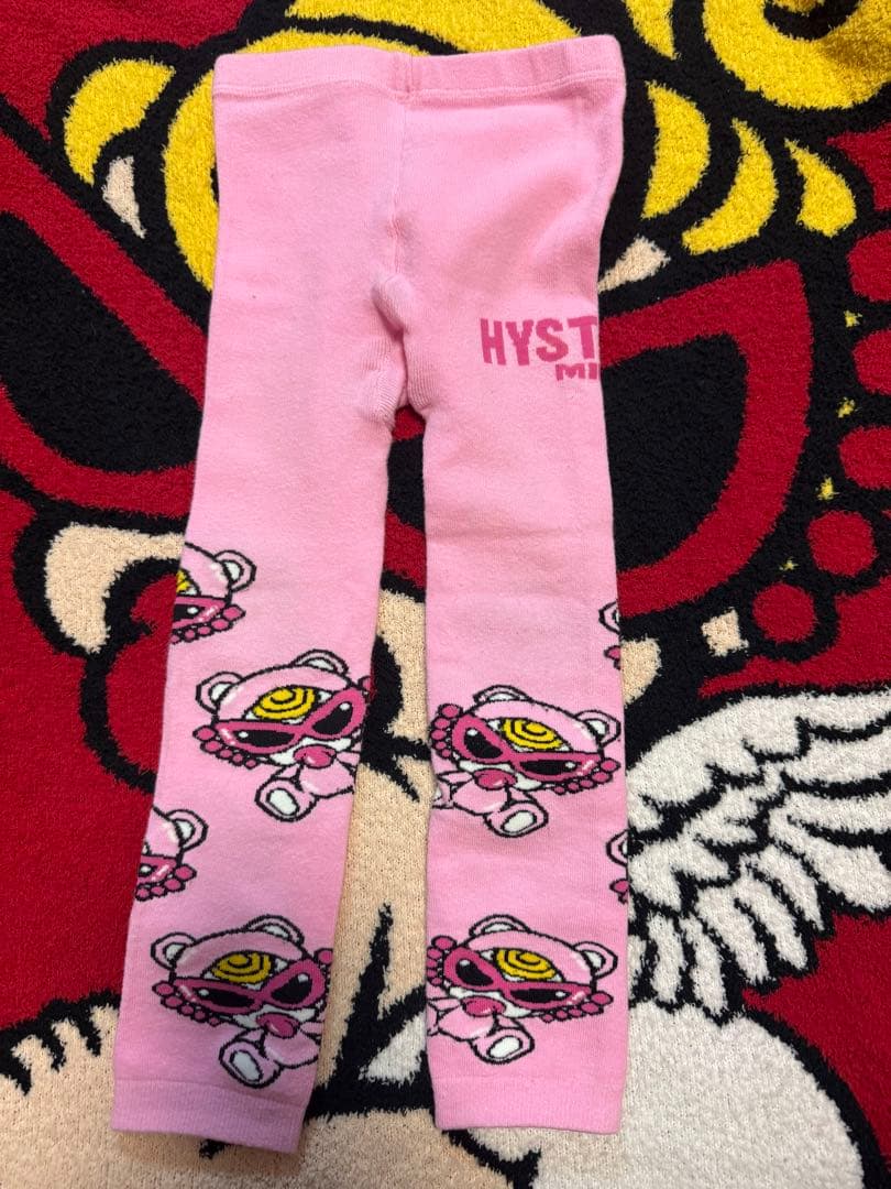 HYSTERIC MINI ピンク レギンス テディ - メルカリ
