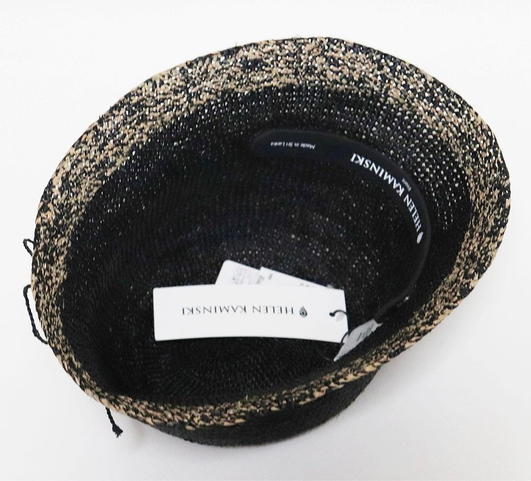 《ヘレンカミンスキー》新品 上質ラフィアハット 麦わら帽子 ONE(57.5)