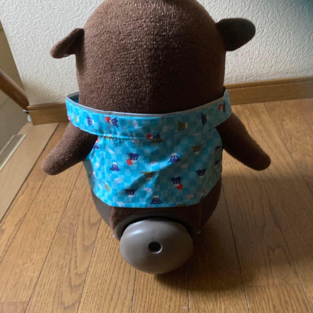 ラボット 着物 lovot 羽織 青 袴ストライプ 水色富士山インナー - メルカリ