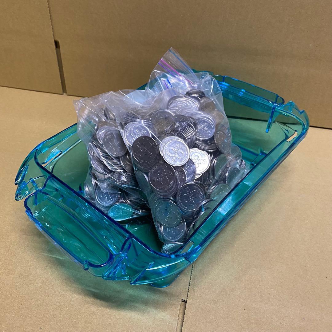 メダル スロット 実機 25パイ 洗浄済み1000枚（ドル箱付き） - メルカリ