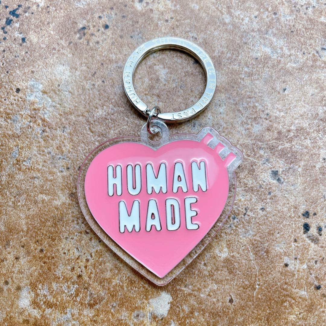限定】HUMAN MADEヒューマンメイド ハート キーホルダー ピンク - メルカリ