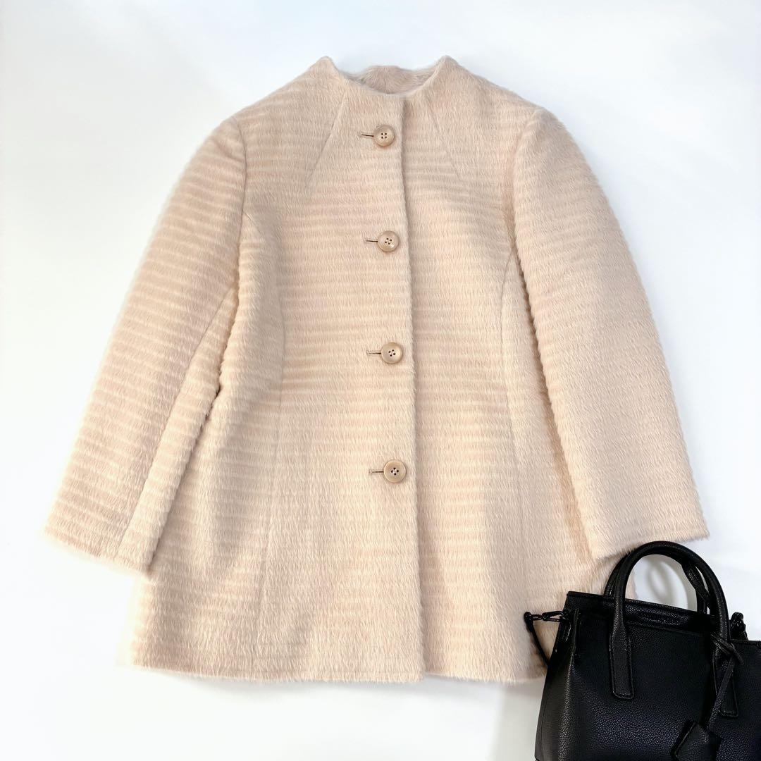 美品】Leilian AGNONA シャギーコート ウール アルパカ 日本製 - メルカリ