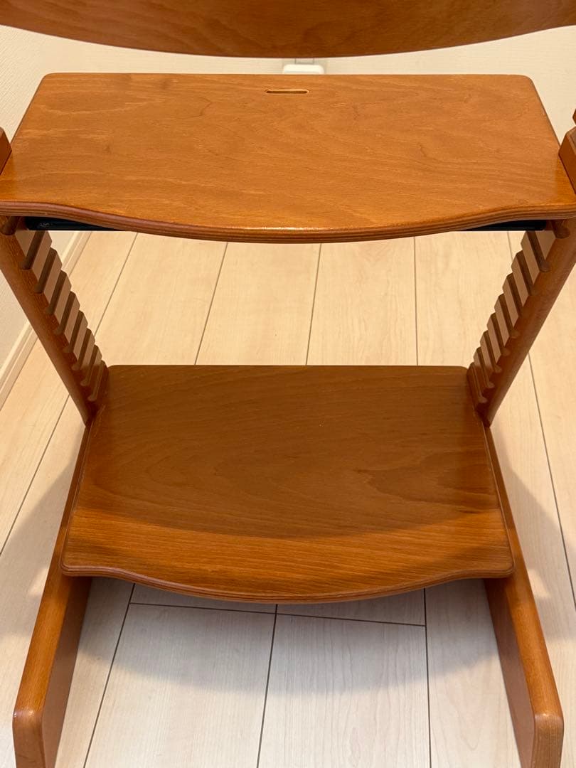 極美品 ストッケ トリップトラップ シリアル3 ブラウン 現行セット対応