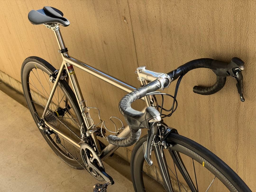 Panasonic チタンロードバイク デュラエース　MAVIC SLR40