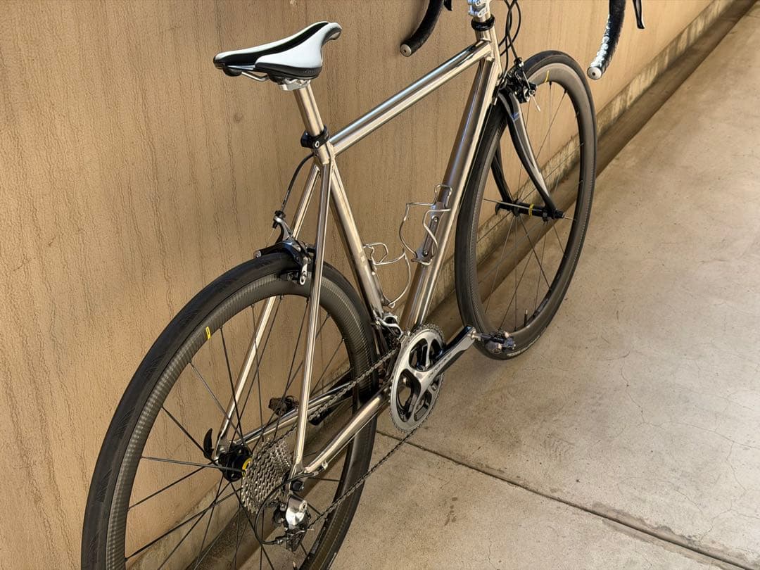 Panasonic チタンロードバイク デュラエース　MAVIC SLR40