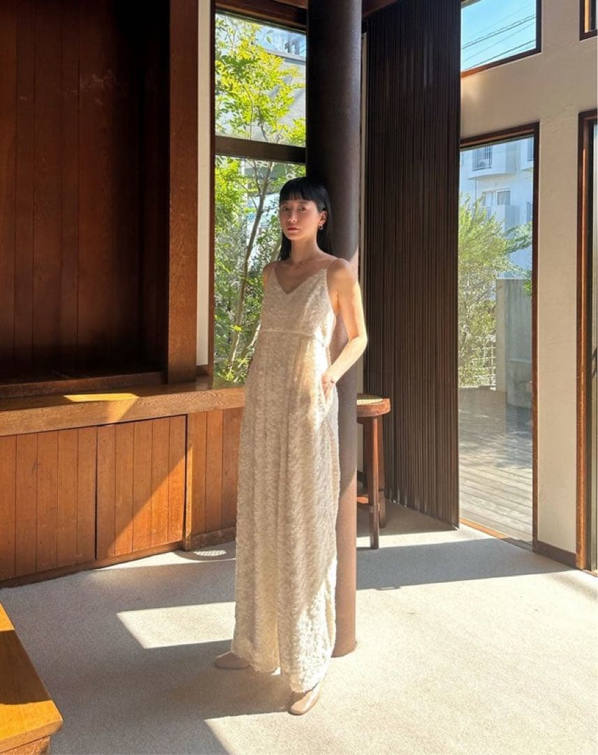 4日間限定価格CLANE FRINGE CAMISOLE ALL IN ONE CLANE - フリンジ キャミソール オールインワン - FRINGE CAMISOLE ALL