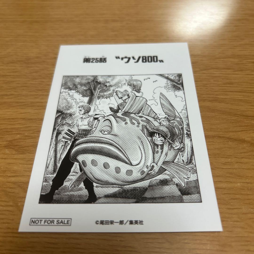 ワンピース1000LOGSフェア 扉絵特典ブロマイド 第25話 - メルカリ